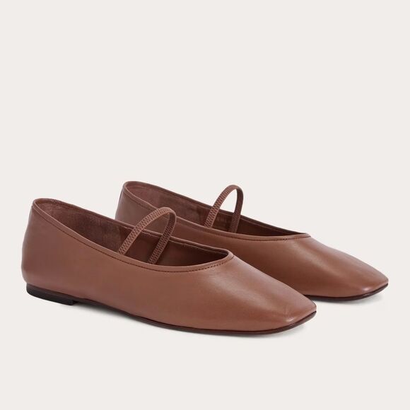 NEW EVERLANE The Day Mary Jane flats in Rum - Picture 1 of 6